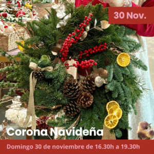 Taller "Corona de Navidad" Domingo 30 - A Cortiña